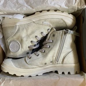 Palladium Pampa Zip Desertwash, Star White 9